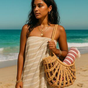 DITCH Your Old Beach Towel! Organic Turkish Towels Perfect for Travel & Gift New